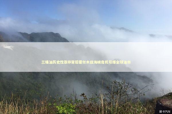 三桶油历史性涨停背后霍尔木兹海峡危机引爆全球油市