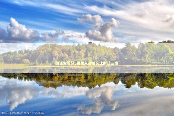 融资客看好5股买入占成交比例超三成 新闻